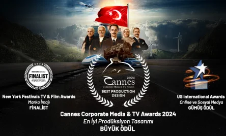 Cannes’dan Cumhuriyet’in 100. yılı reklam filmine “En İyi Prodüksiyon” ödülü